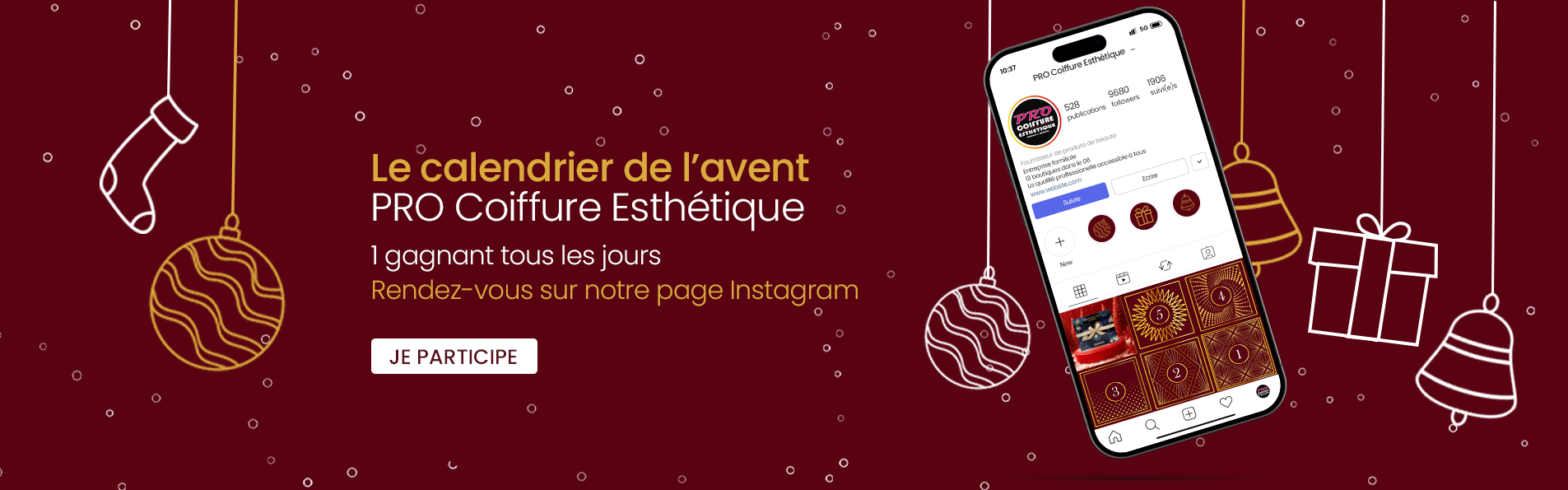 bannière maiing calendrier de l'avent